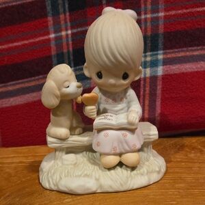 Precious Moments Loving is Sharing Collectible Figurine 1979